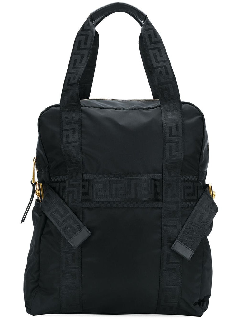 Grecca strap backpack