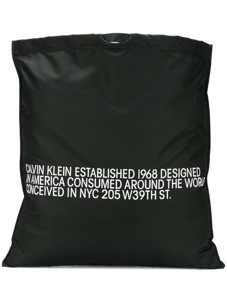 slogan tote bag