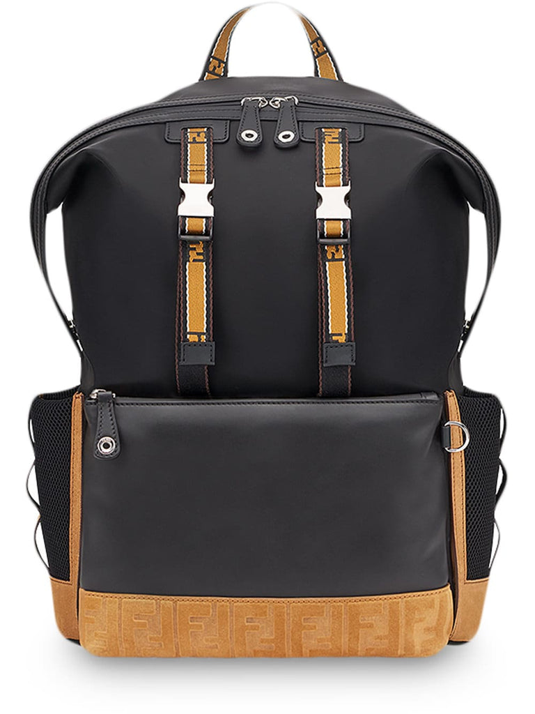 contrast buckle backpack