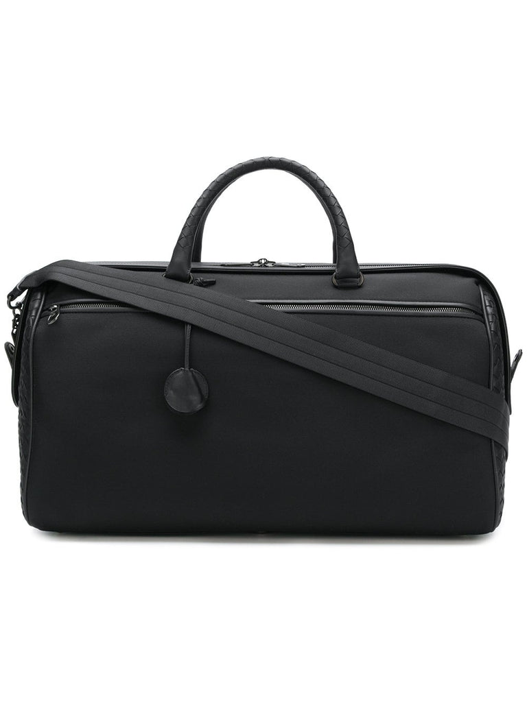 intrecciato-panelled holdall