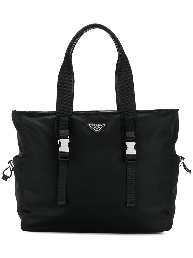 logo top-handle tote