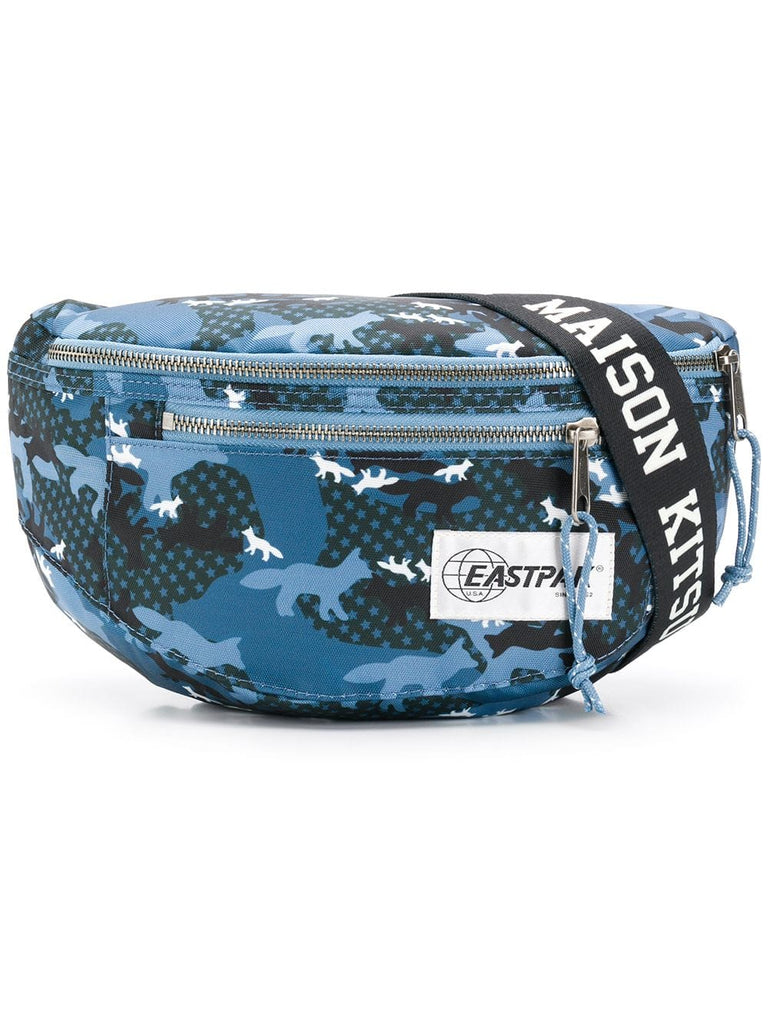 camouflage print belt bag