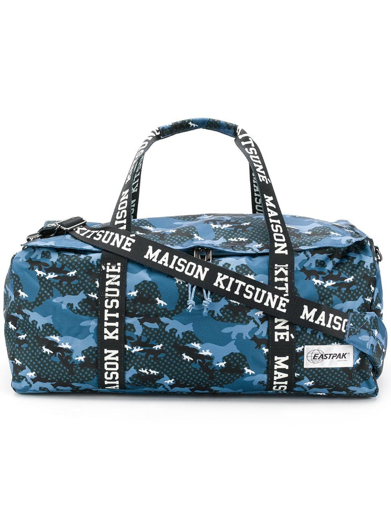 camouflage print holdall