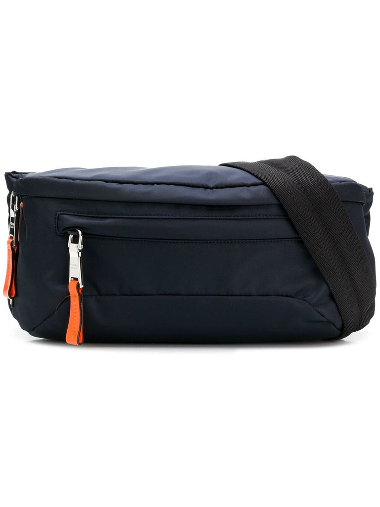 panelled belt bag