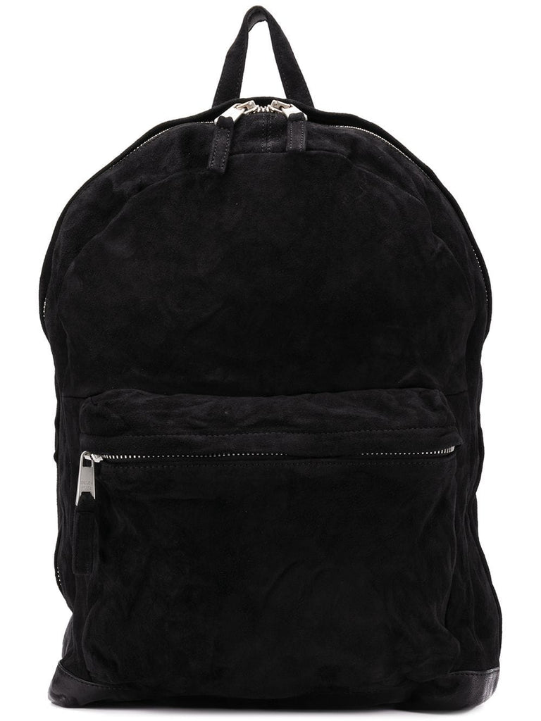 velvet effect backpack