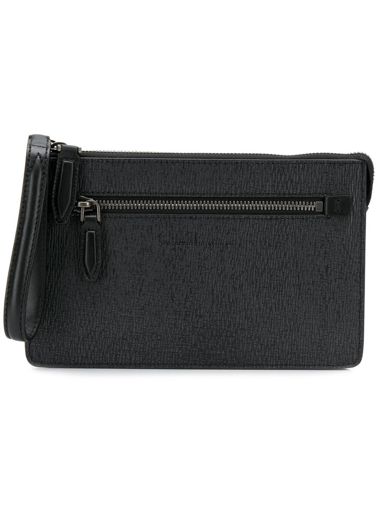 textured clutch bag