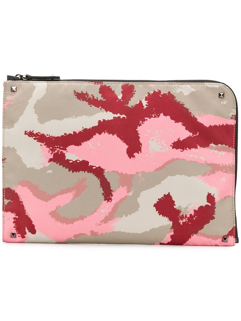 Valentino Garavani Camouflage clutch bag