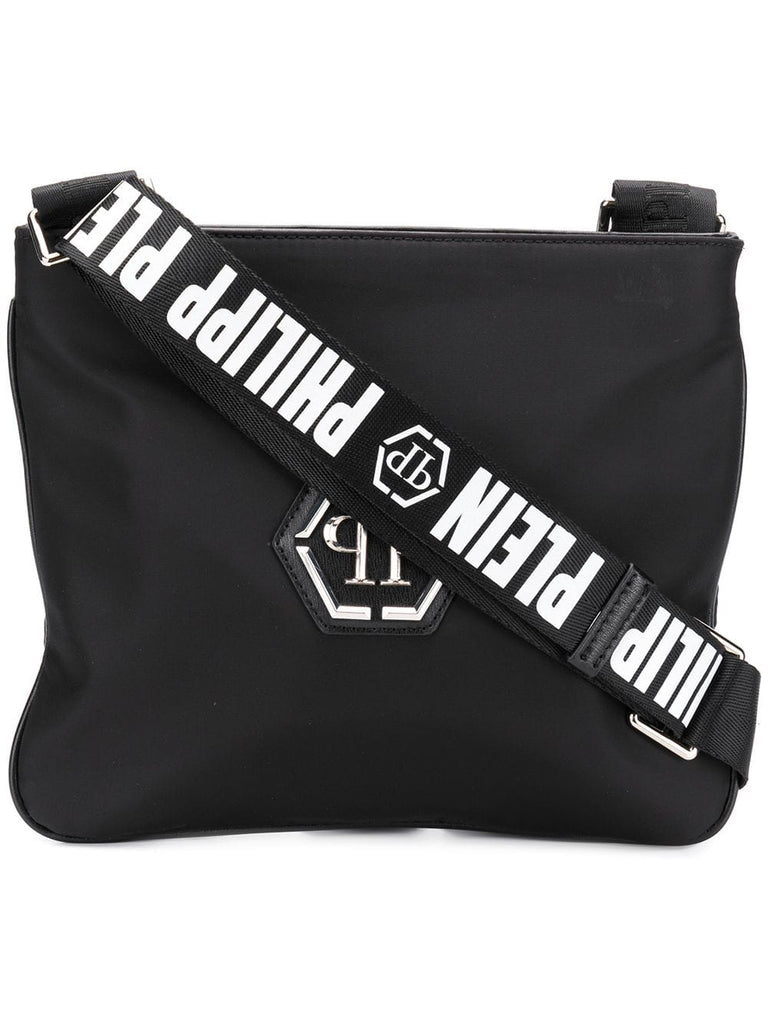 logo strap shoulder bag