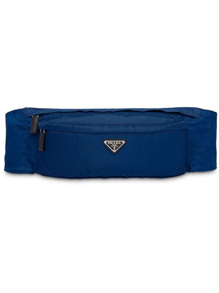 royal blue nylon belt bag