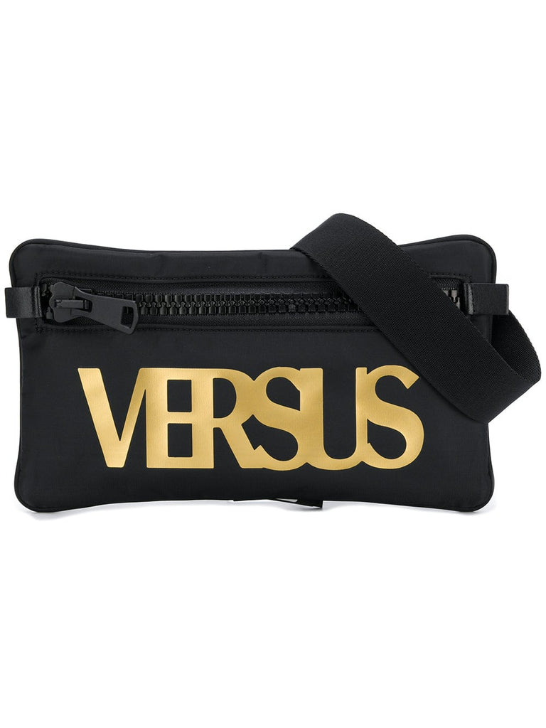 logo print belt bag