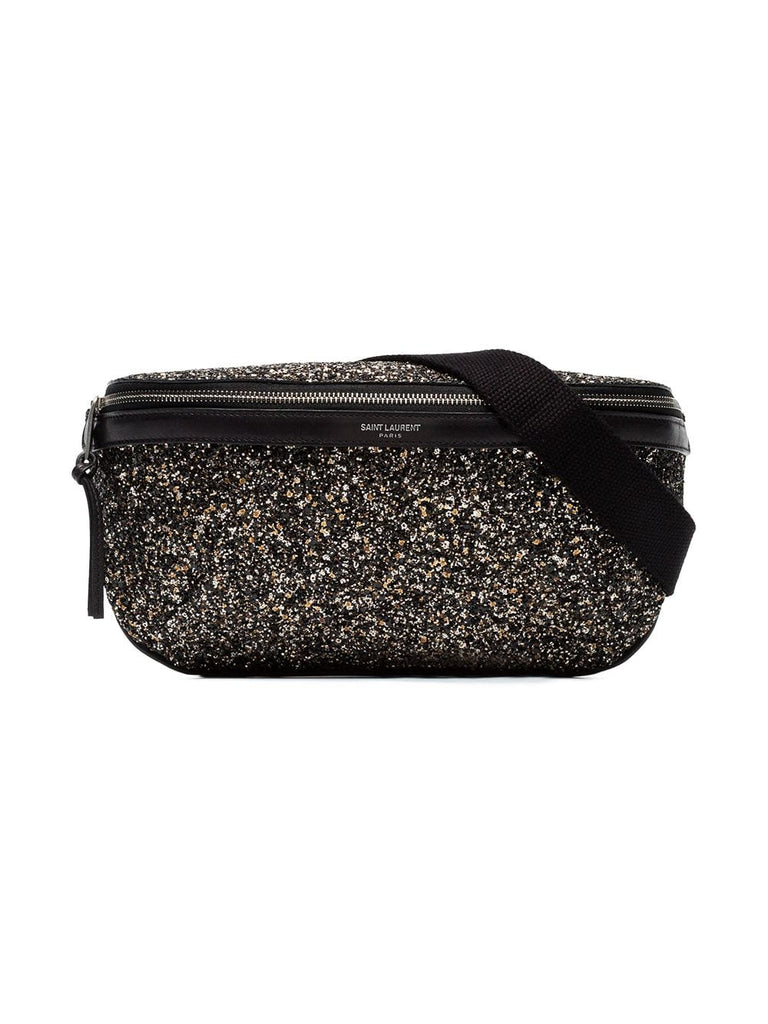 glitter belt bag