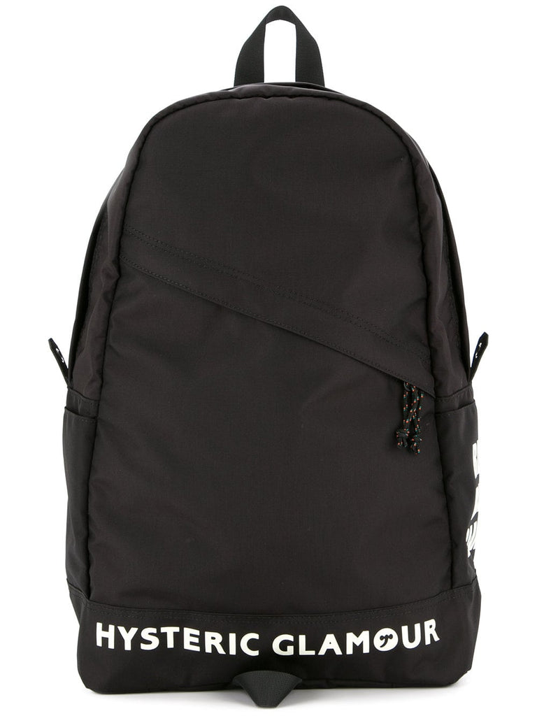 logo zipped backpack