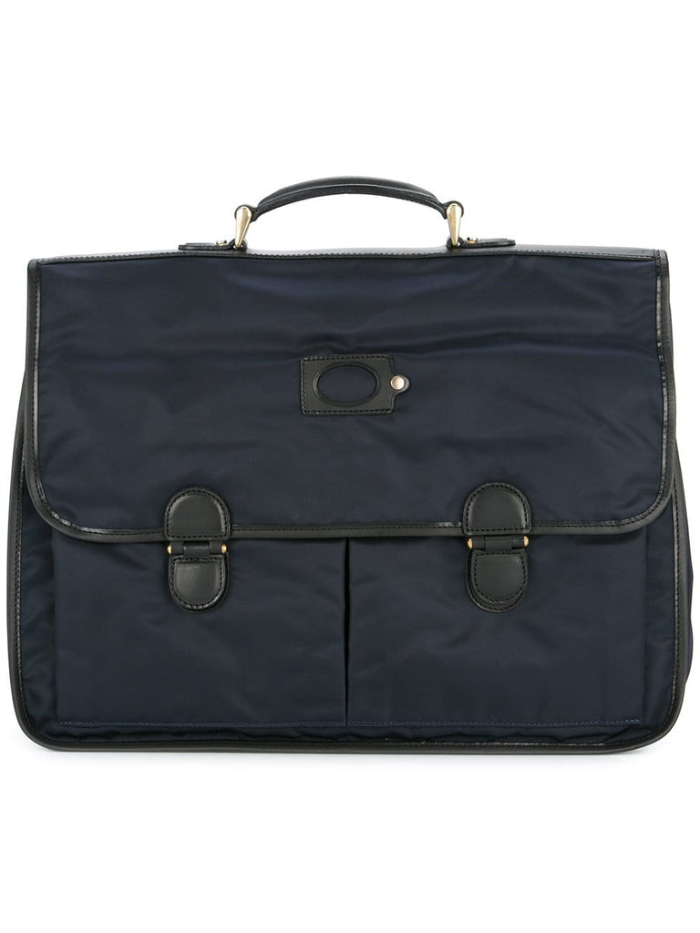 flap closure briefcase