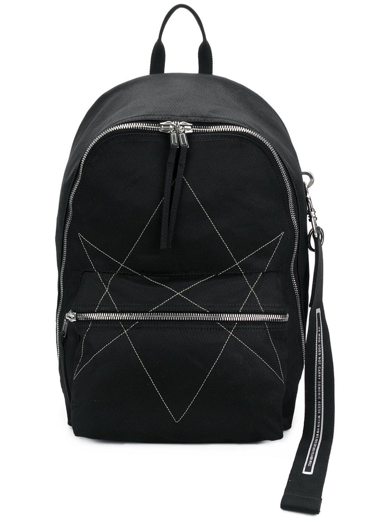 stitched backpack