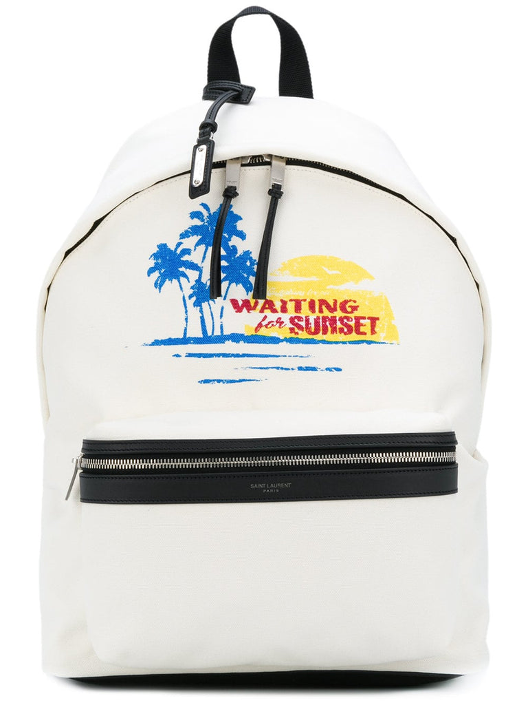 summer printed backpack