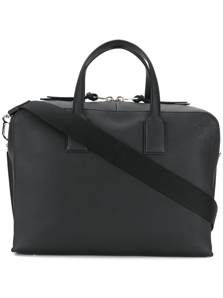 logo embossed holdall