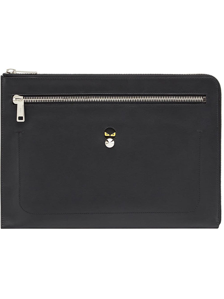 top zip clutch