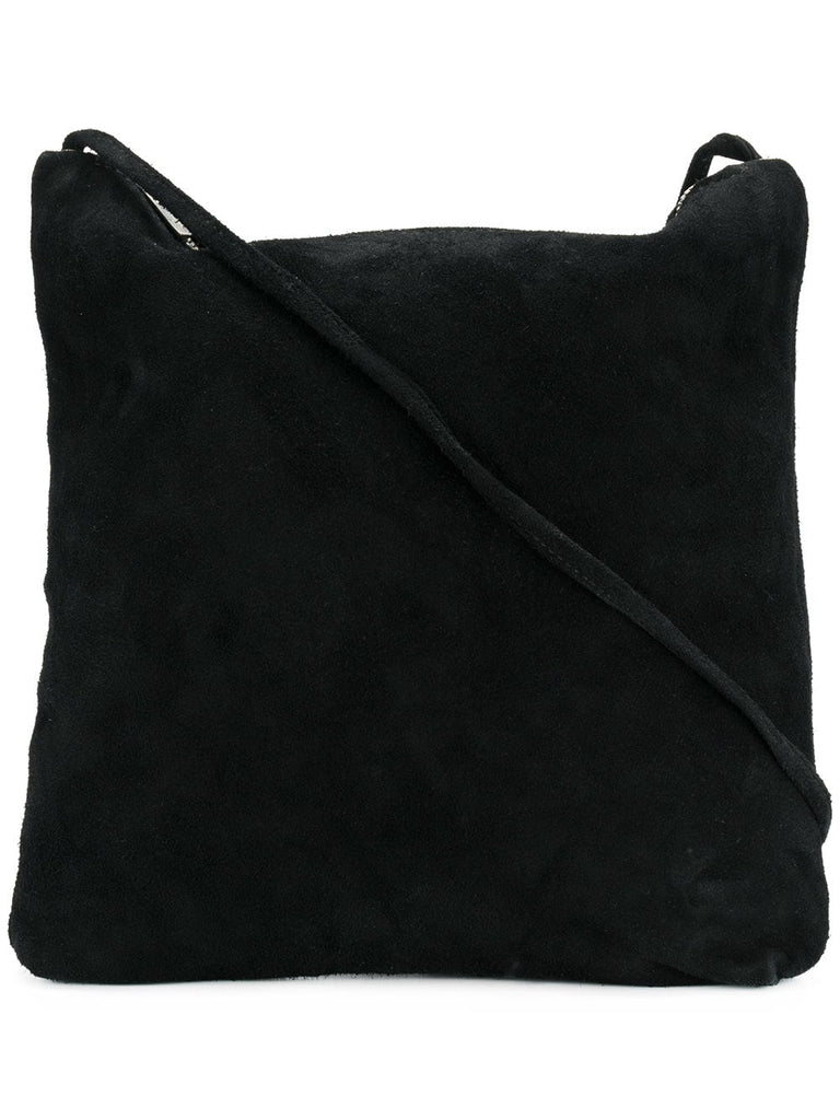 square zipped shoulder bag