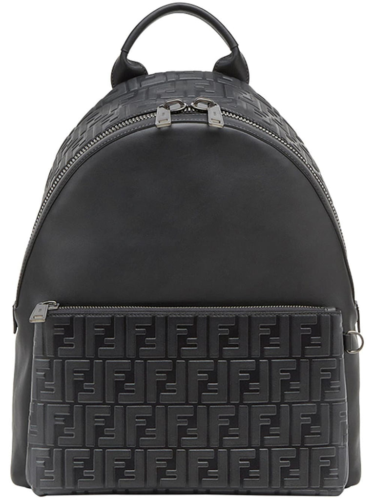 embossed FF backpack