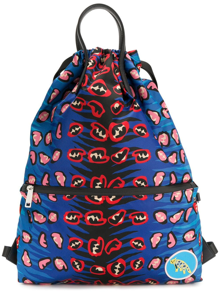 printed backpack