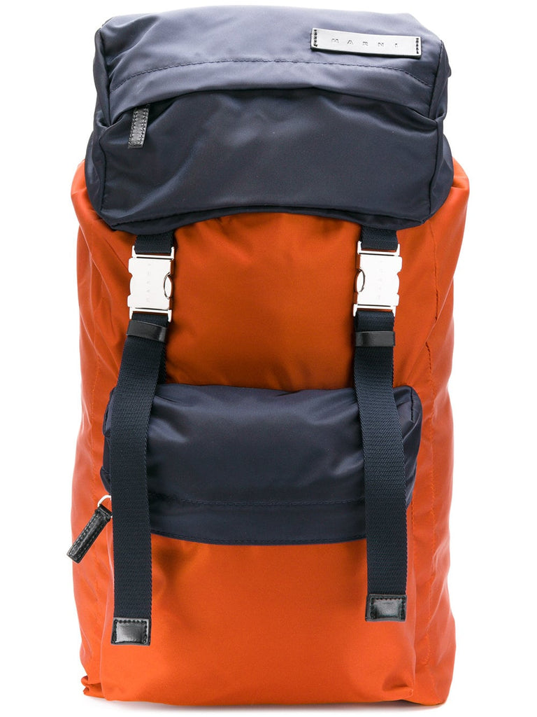 bicolour backpack