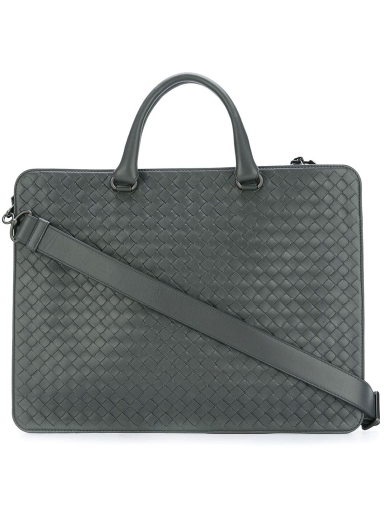 woven briefcase