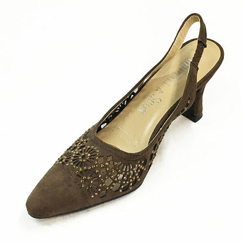 Whittall & Shon Lazer Cut Womens Pumps