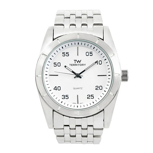 Territory Mens Stainless Steel Watch