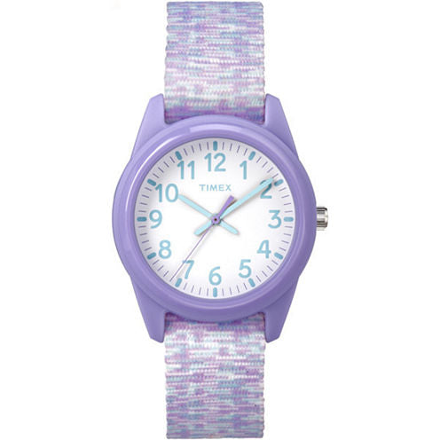 Timex Girls Purple Strap Watch-Tw7c122009j