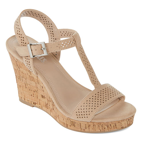 Style Charles Link Womens Wedge Sandals