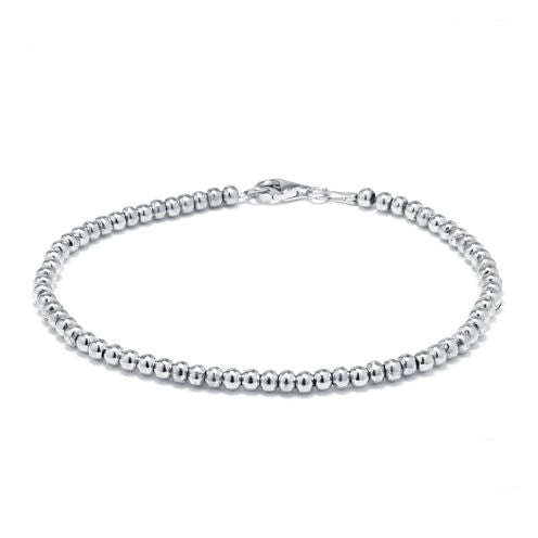 Sterling Silver Bead Bracelet