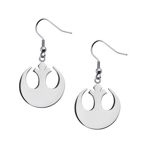 Star Wars® Stainless Steel Rebel Alliance Symbol Earrings