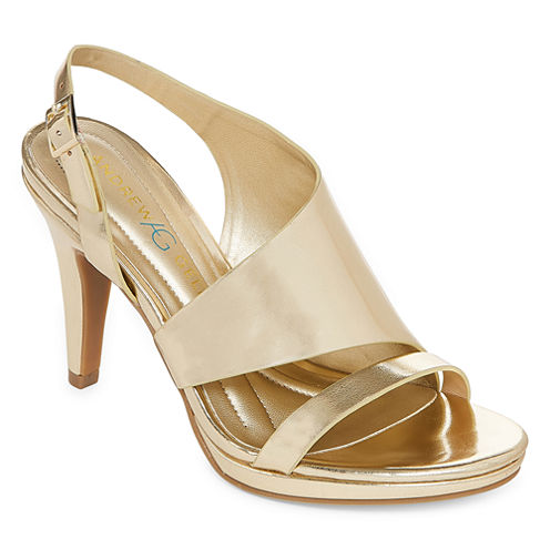 Andrew Geller Theola Womens Heeled Sandals