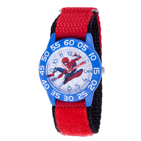 Spiderman Boys Red Strap Watch-Wma000182