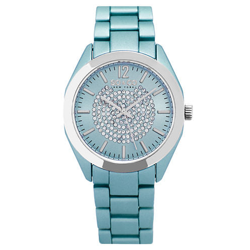 So & Co Womens Blue Bracelet Watch-Jp15890