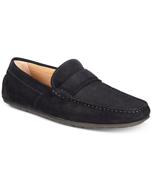 HUGO Men's Traveling Dandy Suede Moccasins