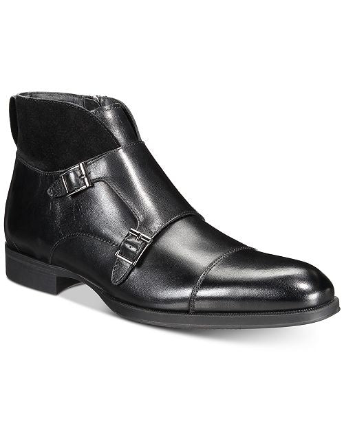 AlfaTech by Men's Callan Double Monk Boots, Created for Macy's