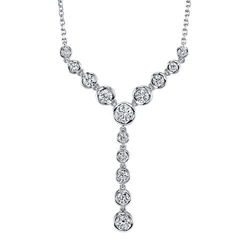 Sirena® 1 CT. T.W. Diamond 14K White Gold Necklace