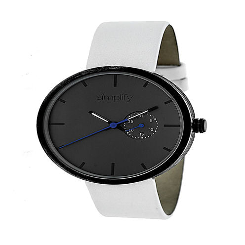 Simplify Unisex White Strap Watch-Sim3901