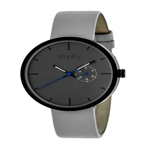 Simplify Unisex Gray Strap Watch-Sim3903