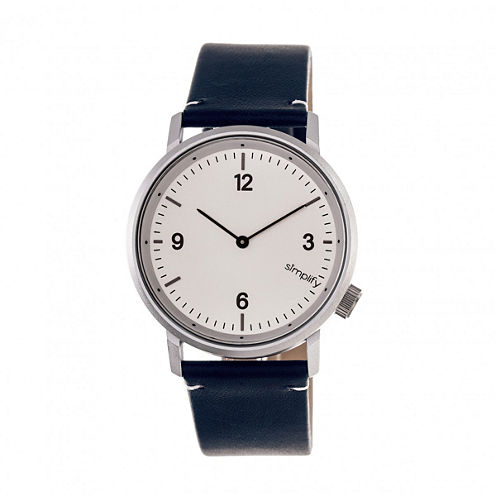 Simplify Unisex Blue Strap Watch-Sim5501