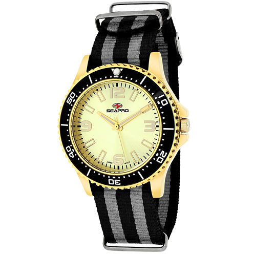 Sea-Pro Tideway Womens Two Tone Strap Watch-Sp5419nbk