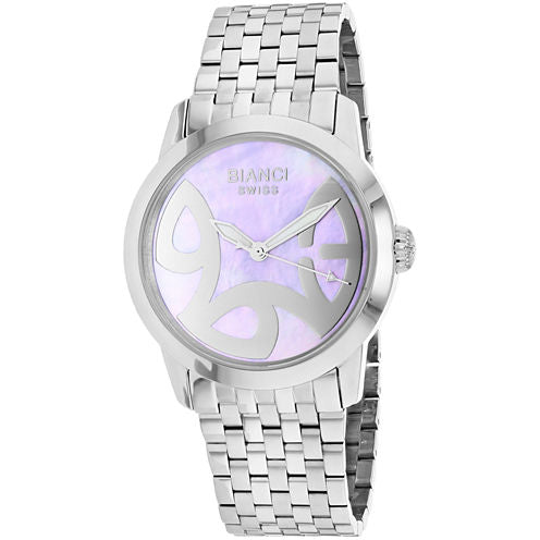 Roberto Bianci Womens Silver Tone Bracelet Watch-Rb18580