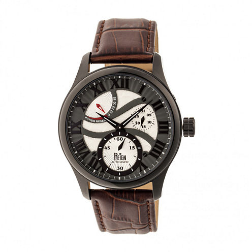 Reign Unisex Brown Strap Watch-Reirn1604