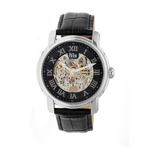 Reign Unisex Black Strap Watch-Reirn4304