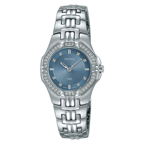 Pulsar Dress Sport Womens Silver Tone Bracelet Watch-Ptc555