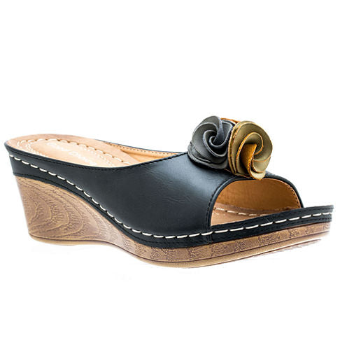 GC Shoes Sydney Womens Wedge Sandals