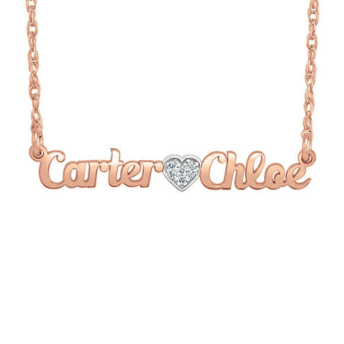 Personalized Diamond Accent Name Necklace