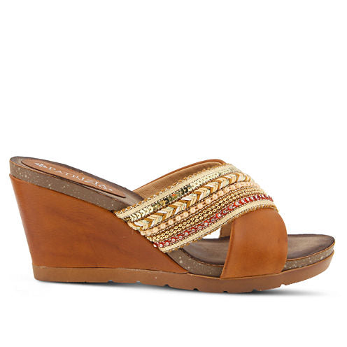 Patrizia Bisera Womens Wedge Sandals