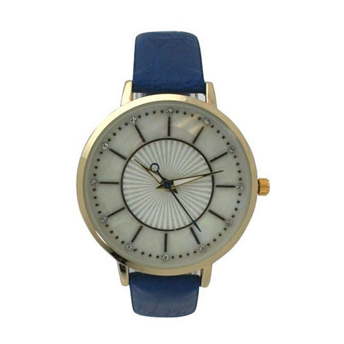 Olivia Pratt Unisex Blue Bracelet Watch-D60021blue